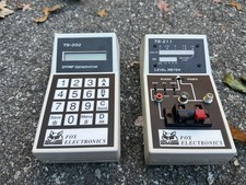 Two Fox Electronics: a TS-202 DTMF Generator (left) and a TS-211 Level Meter picture