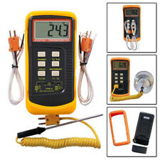 6802 II Digital Thermocouple Thermometer Dual Channel 2*K-Type Temperature Meter picture
