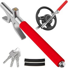 MONOJOY Universal Steering Wheel Lock with Safety Hammer picture
