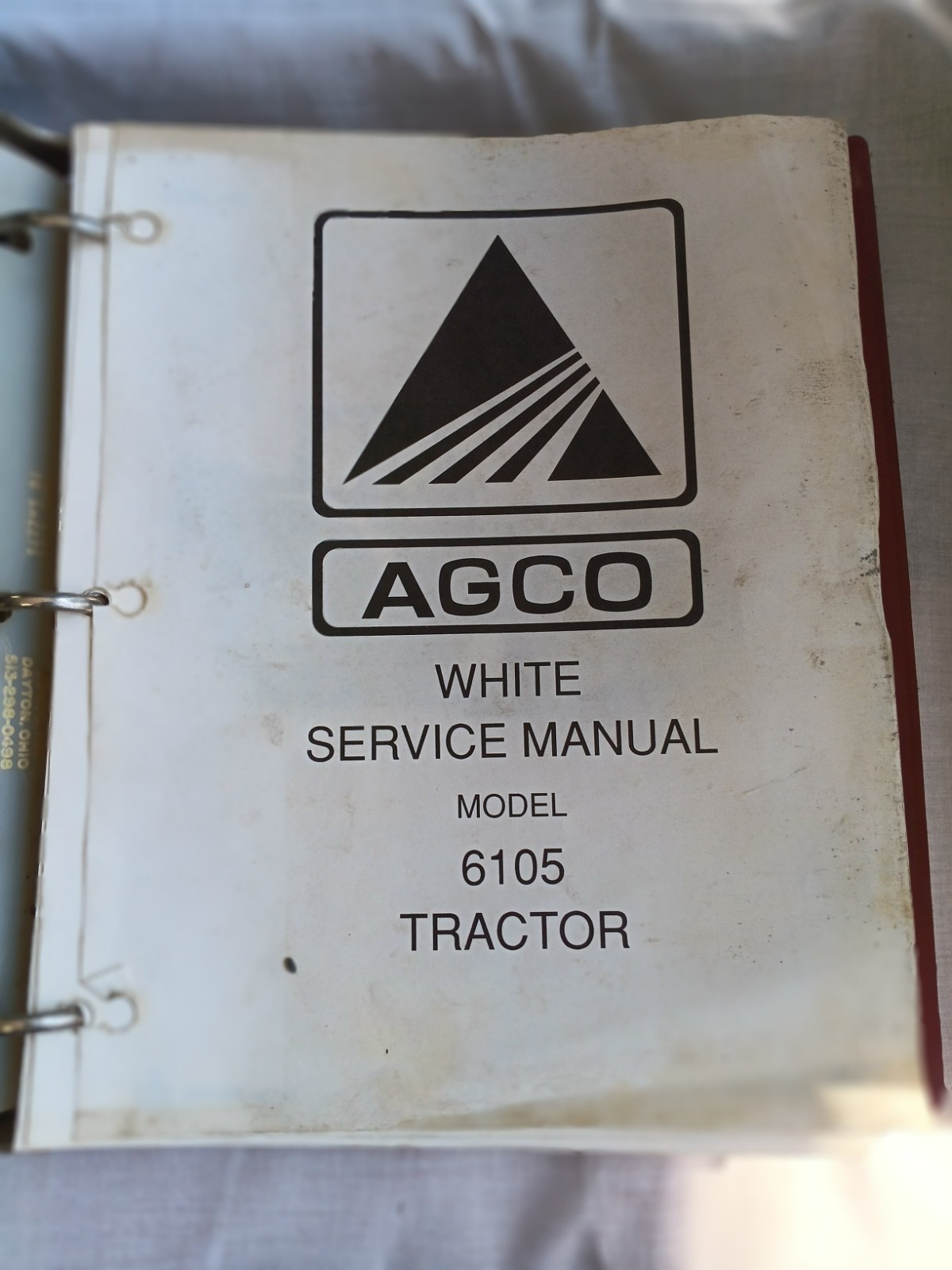 Agco White 6105 Tractor Shop Service Repair Manual PN 79015256 Agco White 6105 Tractor Shop Service Repair Manual PN 79015256