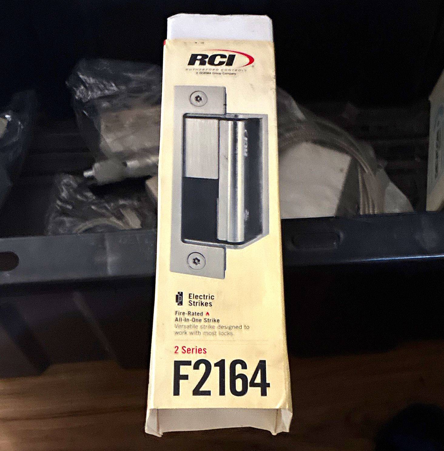 RCI Electric Strike F2164 x 32D Stainless Steel Mortise Fail Locked Dual Volt
