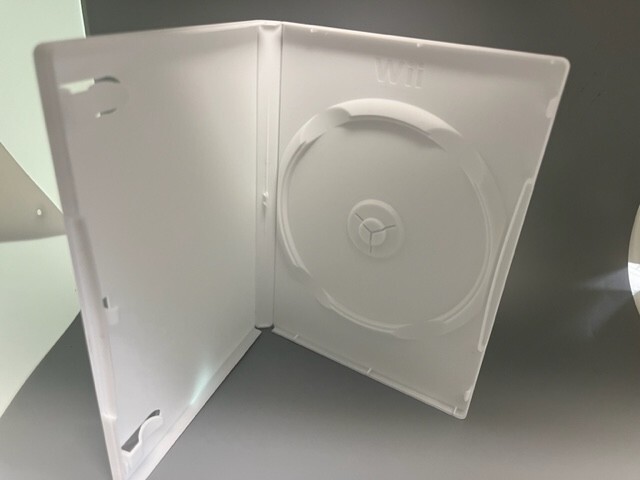 100 New Top Quality OEM 14mm Wii White Game Cases w/licensed Wii Logo,XZ-Wii-WHT