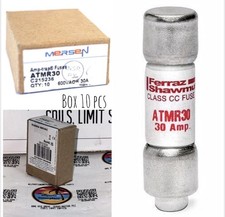 FERRAZ SHAWMUT ATMR30 FUSE LOT OF 10 PCS NSNP 600Vac 30A QTY 10 Mersen IR200KA picture