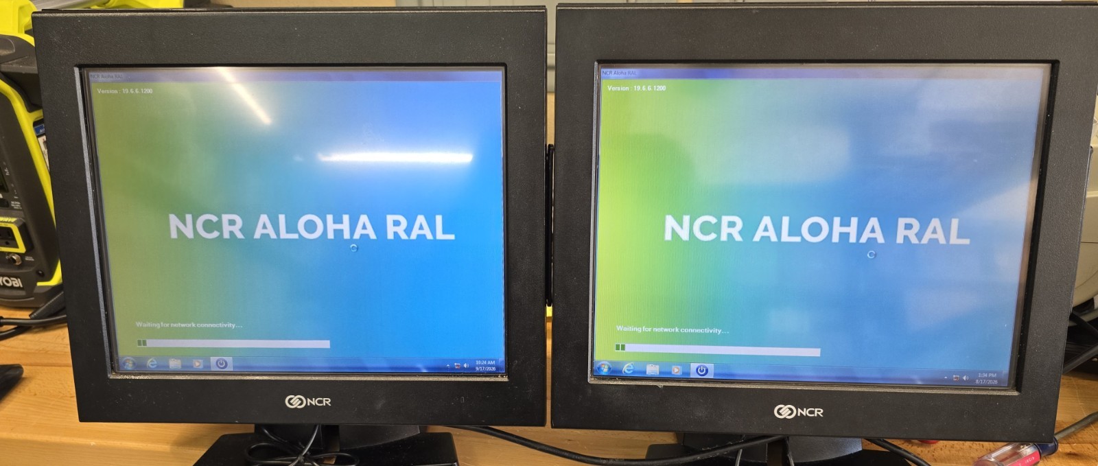 Lot of 2 x NCR 7761-3000-8800 POS Terminal w/ Card Reader Lot of 2 x NCR 7761-3000-8800 POS Terminal w/ Card Reader