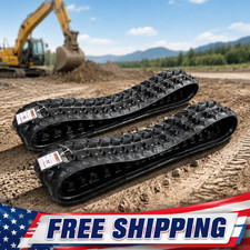 2Pcs Heavy‑Duty Rubber Tracks 180x72x37 180mm Width Replacement Mini Excavator picture