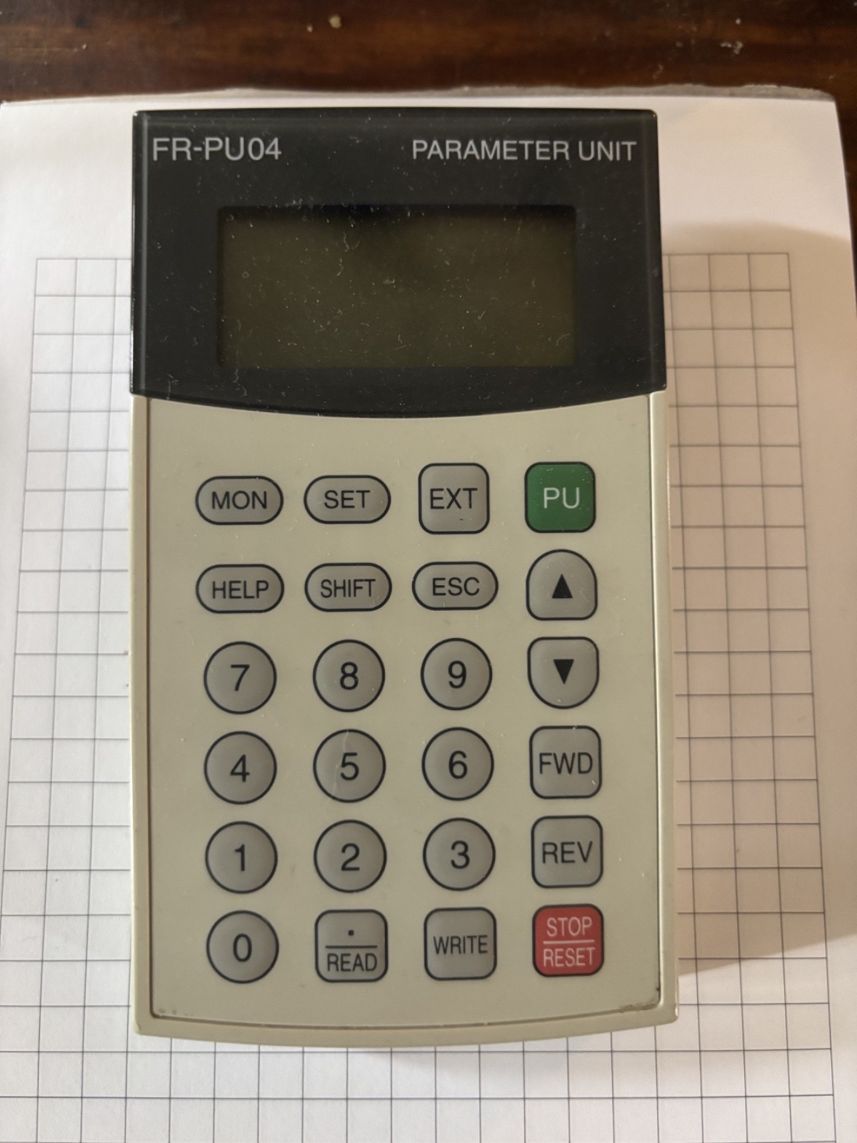 Mitsubishi FR-PU04 Parameter Unit Mitsubishi FR-PU04 Parameter Unit