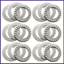 6 Sets Thrust Needle Roller Bearingsroller Bearing with Two Washers 3/4 picture