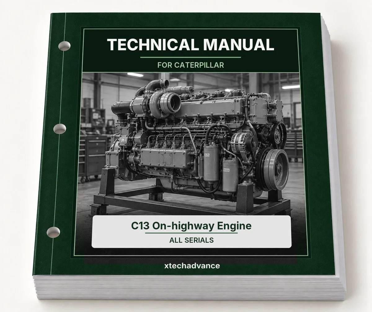 Technical Repair Manual fits Caterpillar C13 On-highway Engine All Serials Technical Repair Manual fits Caterpillar C13 On-highway Engine All Serials