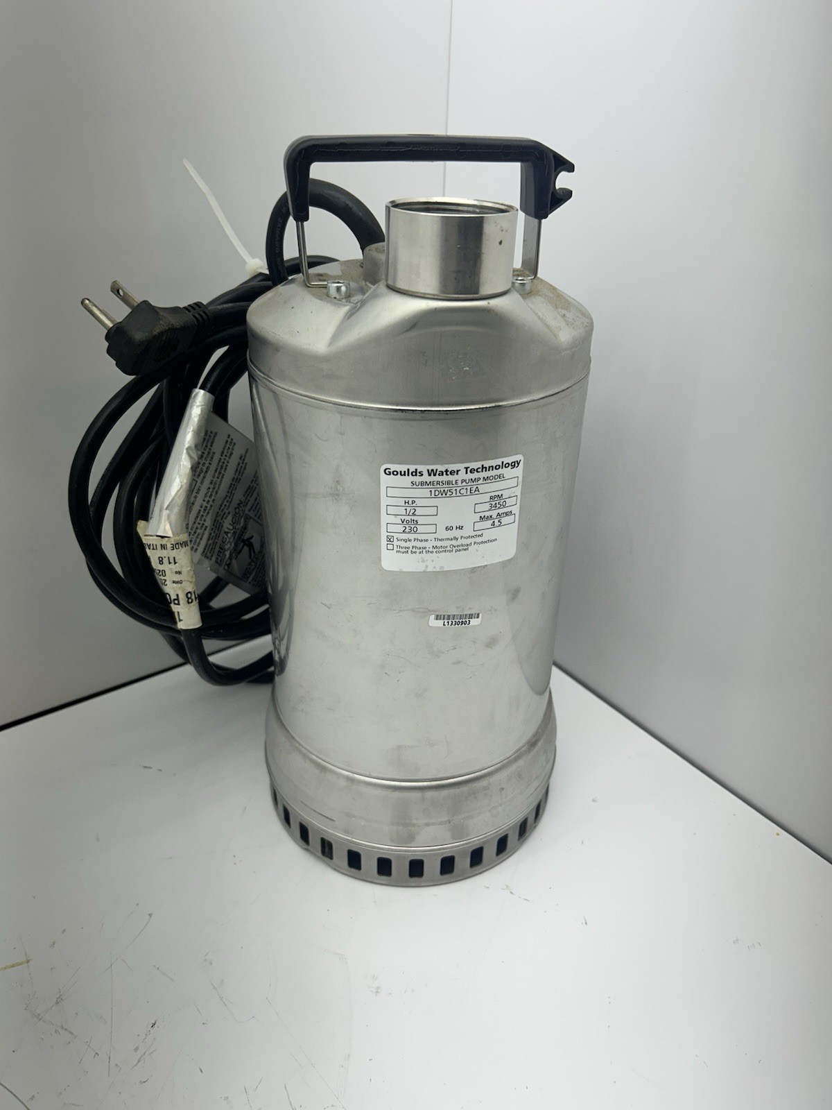 Goulds 1Dw51c0ea 1/2 Hp 1-1/2\ Goulds 1Dw51c0ea 1/2 Hp 1-1/2\