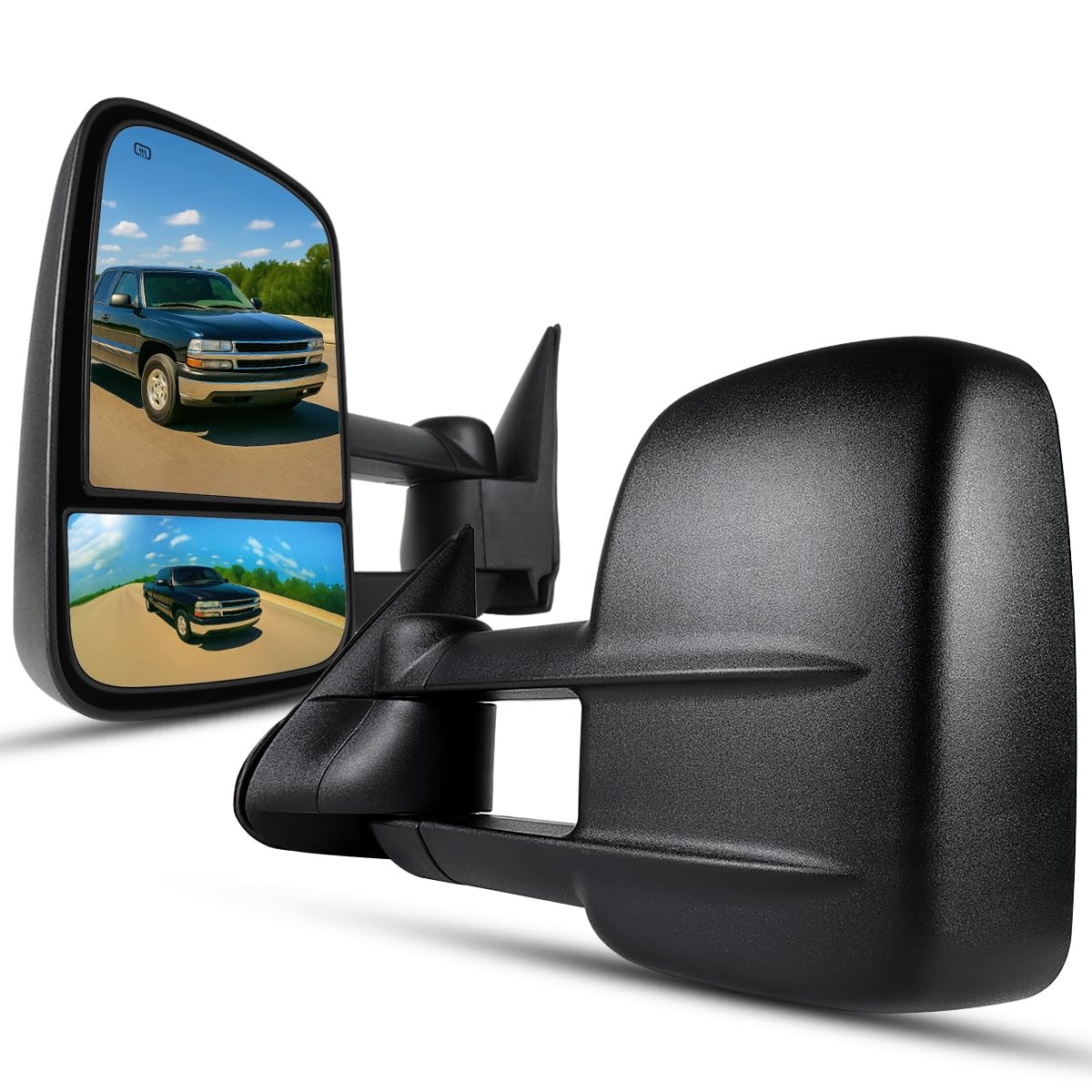 Power Adjust Heated Manual Extend Towing Mirrors Power Adjust Heated Manual Extend Towing Mirrors