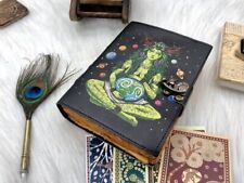 mother of earth leather journal with handmade 200 deckle edge paper picture