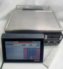 PASSWORD Inc 30 lb. BIZERBA XC II PRO Countertop XC 100 Scale W/Printer & Manual picture