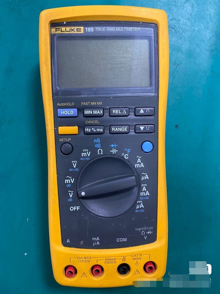 Used & tested FLUKE 189 True RMS Multimeter By Fedex or DHL Used & tested FLUKE 189 True RMS Multimeter By Fedex or DHL