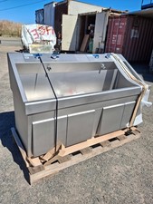 STERIS Amsco Flomatic 4-Station Surgical Scrub Sink CE12-230-3 Stainless Steel picture