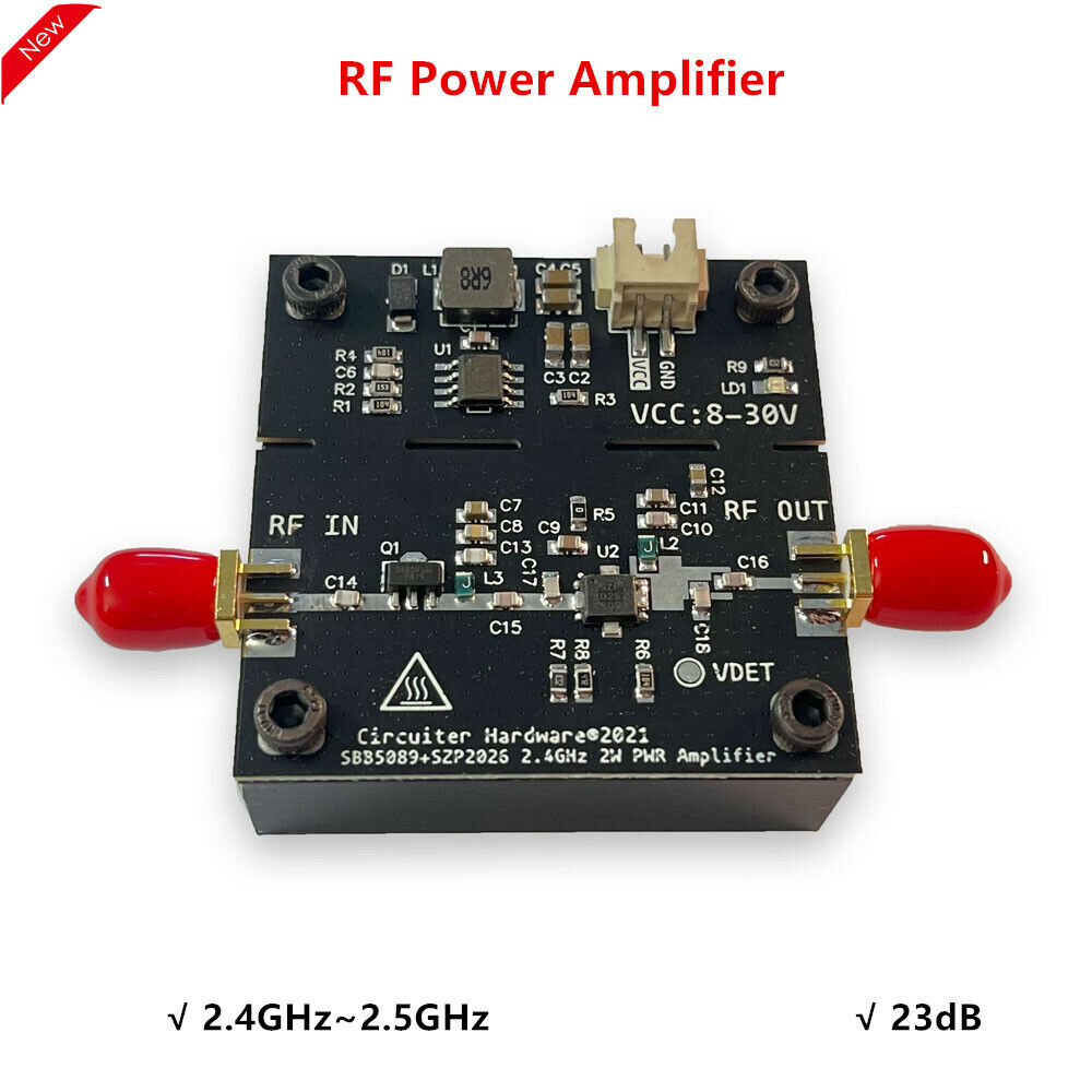 Circuiter Hardware RF Power Amplifier Module SBB5089+SZP2026 2W PWR Amplifier