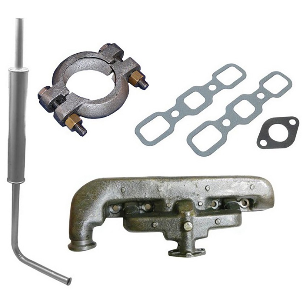 Muffler Assembly Kit Exhaust Manifold & Gaskets Fits Ford 2N 8N 9N 8N5230 Muffler Assembly Kit Exhaust Manifold & Gaskets Fits Ford 2N 8N 9N 8N5230