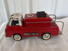 Vintage Nylint Ford Fire Engine Pressed Steel Truck USA Toy picture