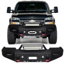 Front Black Offroad Steel Bumper for Chevy Silverado 2003-2004-2005-2006 picture