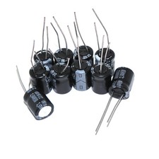 10x 10UF 350V Electrolytic Capacitors 350V10UF 10x13 mm picture