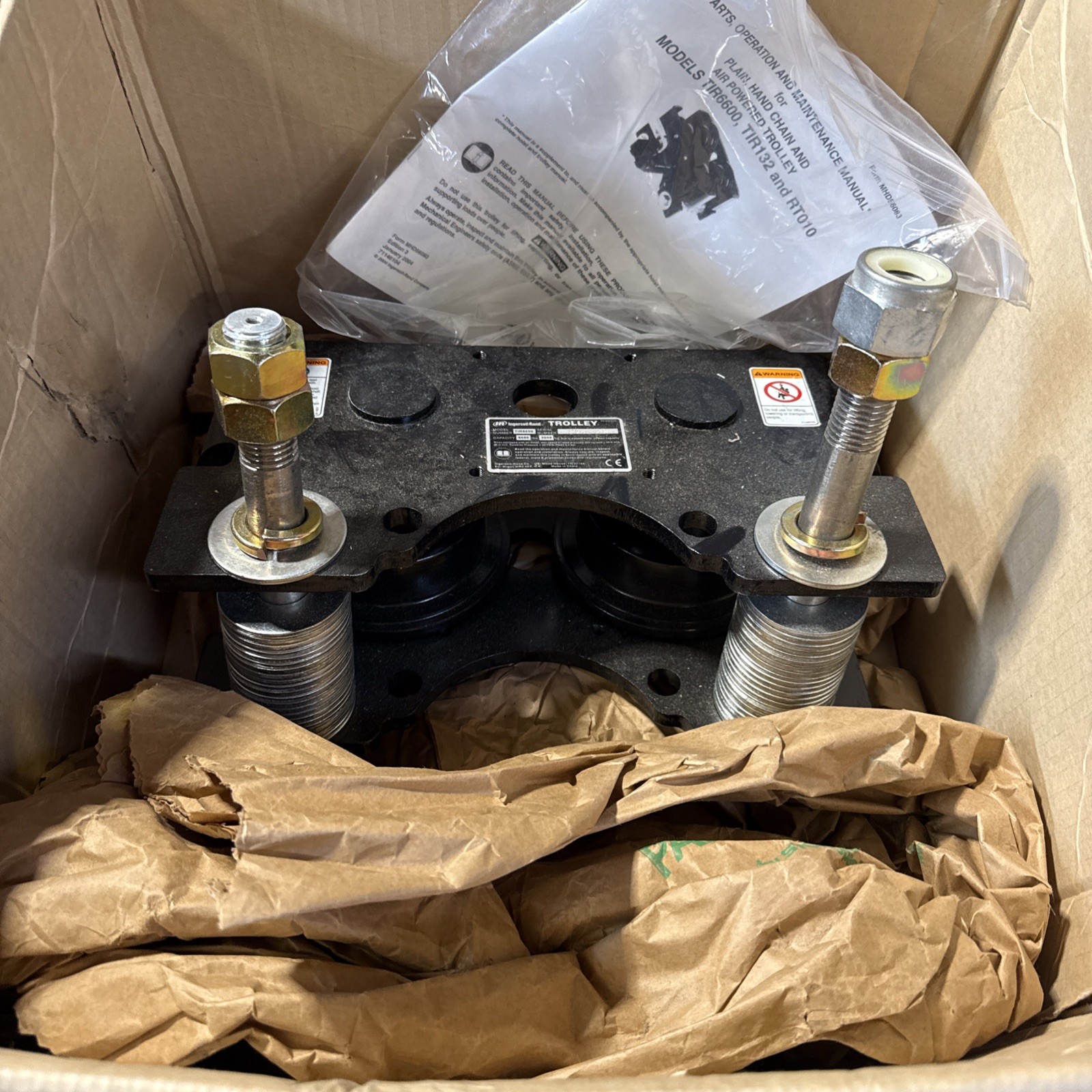 Ingersoll Rand TIR6600 Manual Trolley NIB Ingersoll Rand TIR6600 Manual Trolley NIB