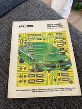 SPX OTC 1992 to 1999 GM Ford Chrysler Saturn Jeep 1999 Pathfinder User's Manual picture