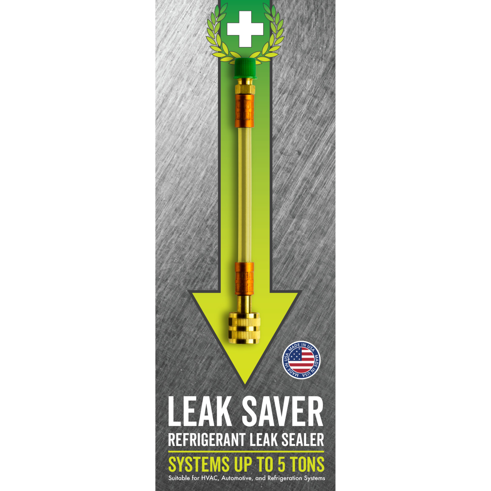 Leak Saver Direct Inject Refrigerant Leak Sealer for HVAC and Automotive Systems Leak Saver Direct Inject Refrigerant Leak Sealer for HVAC and Automotive Systems