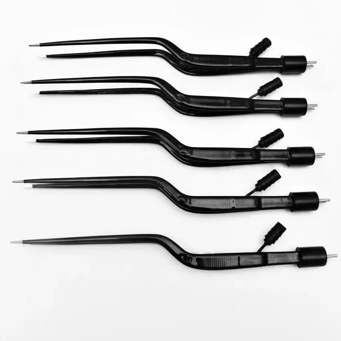 AMERICAN NON-STICK IRRIGATION BAYONET BIPOLAR FORCEPS SET OF 5 PCS AMERICAN NON-STICK IRRIGATION BAYONET BIPOLAR FORCEPS SET OF 5 PCS
