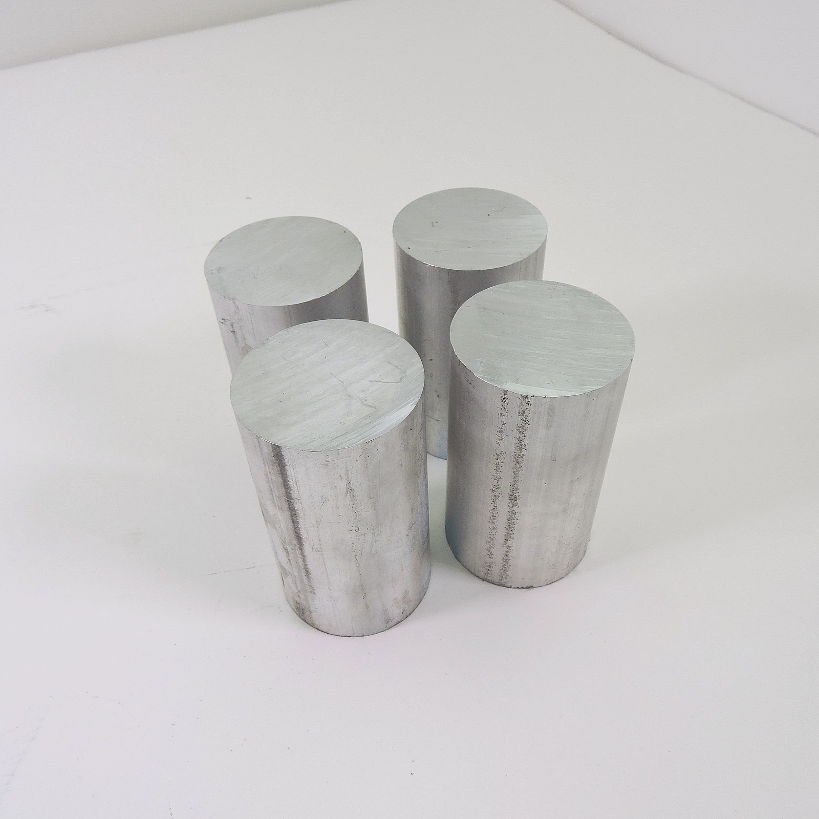 2.5 Diameter Aluminum Round Bar 6061 T6511 Length 2 inches QTY 4  SKU9045