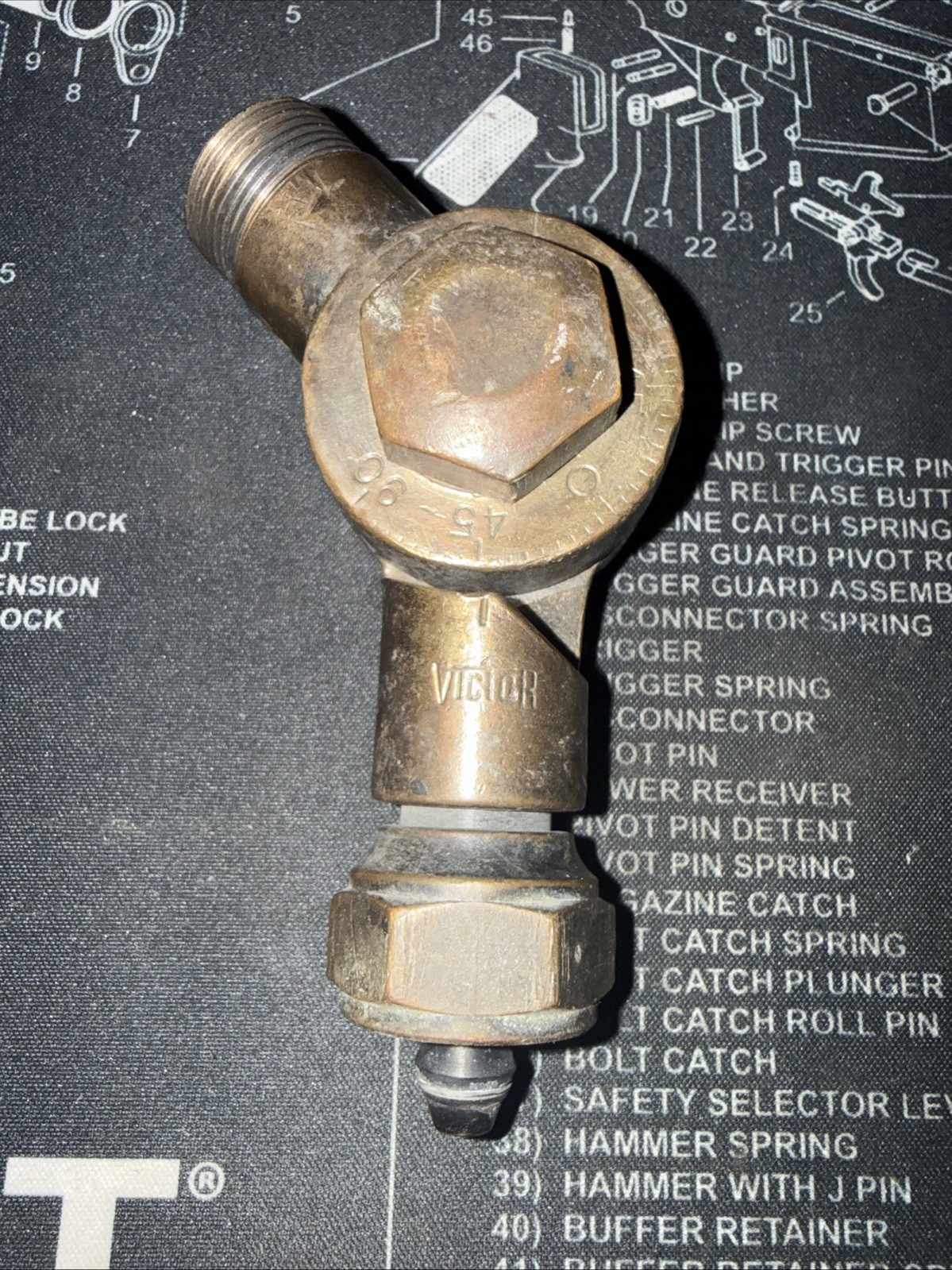 Vintage Victor Swivel Head For Barrel Torch. 180’ Swivel Original BHA-2 Head Vintage Victor Swivel Head For Barrel Torch. 180’ Swivel Original BHA-2 Head