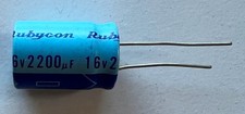 50x 50pcs Rubycon 2200uf 16V Radial Lead Electrolytic Capacitors 16x24mm Japan picture