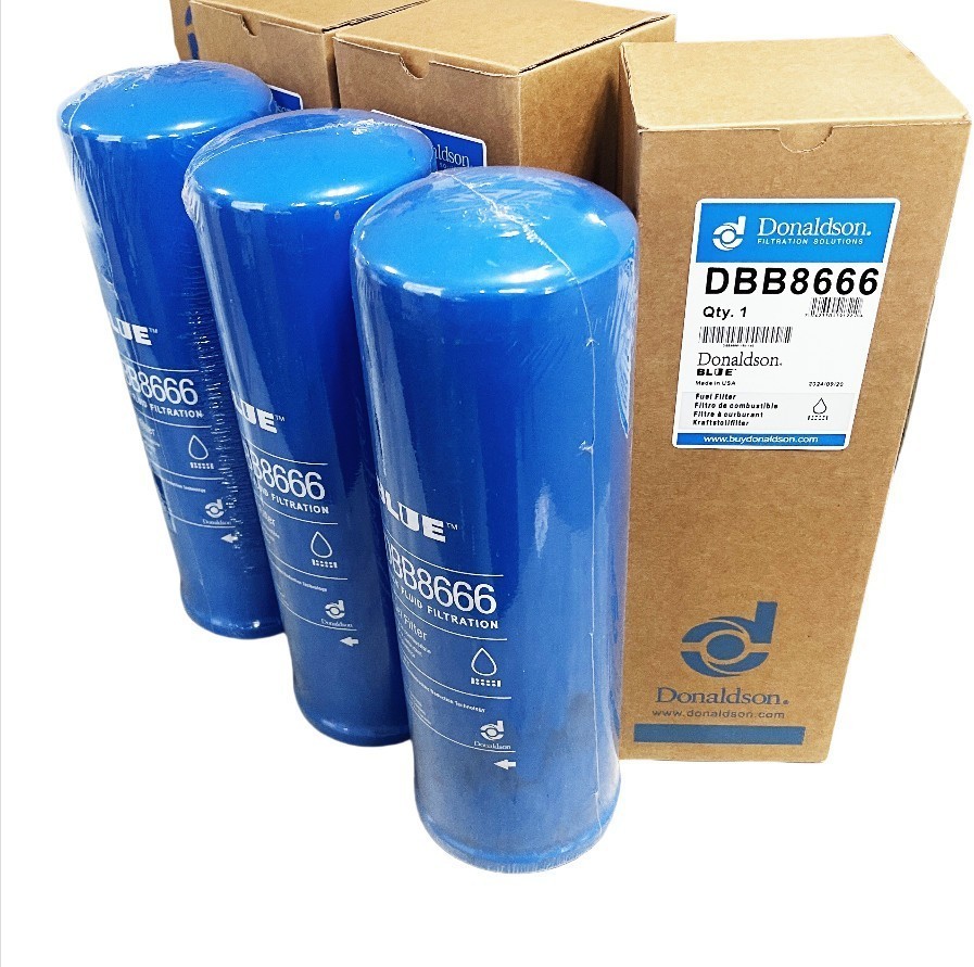 3 pack Donaldson Blue DBB8666 4 Micron Fuel Filter 3 pack Donaldson Blue DBB8666 4 Micron Fuel Filter