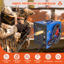 30MPA High Pressure Pump Airgun Rifle PCP Air Compressor 4500PSI Auto Stop 110V picture