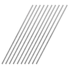 3mm x 300mm 304 Stainless Steel Solid Round Rod  DIY Craft  10 Pack picture
