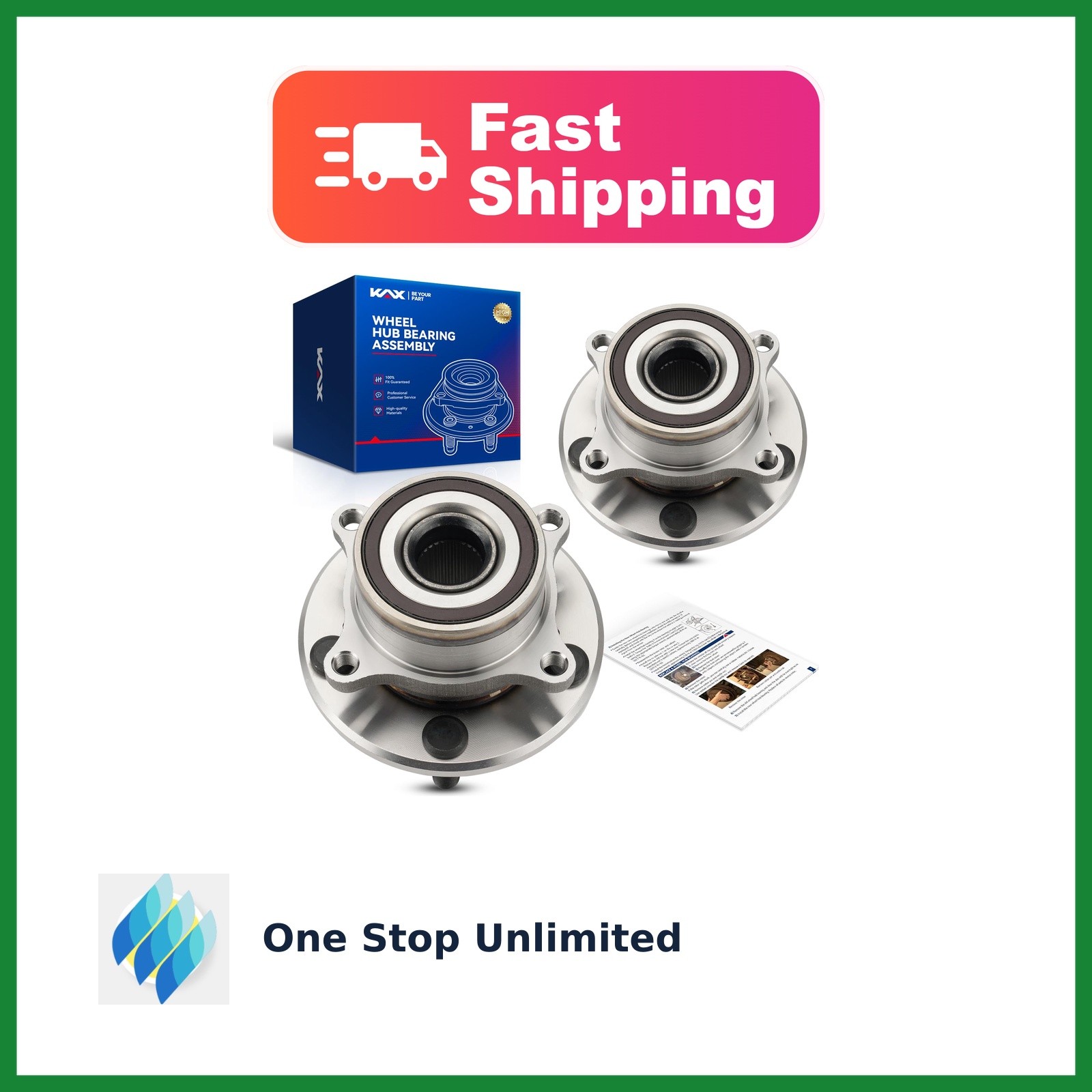 KAX Front Wheel Bearing Hub Assembly 513267 *2 for Honda Pilot Acura MDX KAX Front Wheel Bearing Hub Assembly 513267 *2 for Honda Pilot Acura MDX