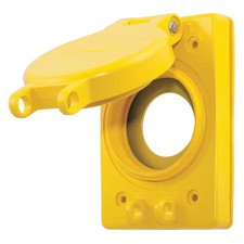 Hubbell Wiring Device-Kellems Hbl6500 1 Gang -Gang Vertical Weatherproof Cover, picture