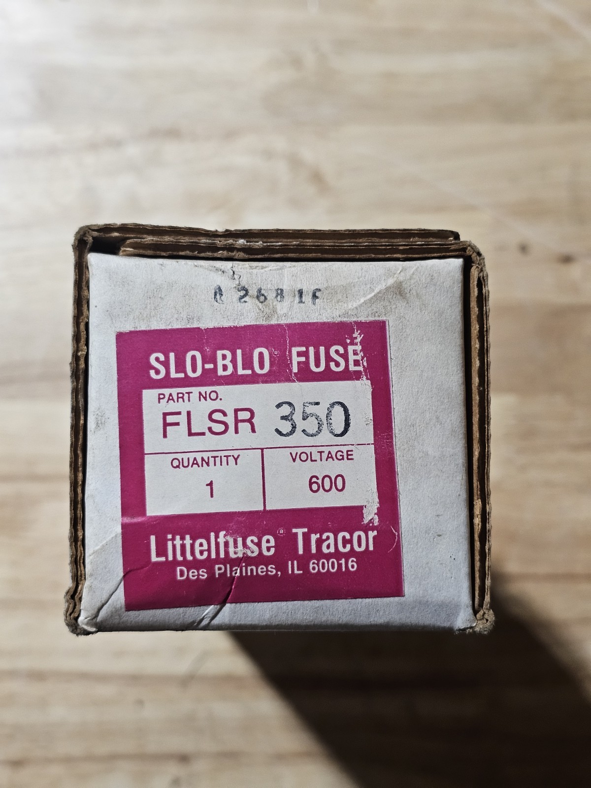 Littelfuse FLSR350 350A 600V Class RK5 Time Delay Dual Element Fuse New Surplus Littelfuse FLSR350 350A 600V Class RK5 Time Delay Dual Element Fuse New Surplus