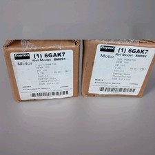 (2) DAYTON HVAC Motors Shaded Pole, Single Phase, 1/65 hp, 3,000 RPM 6GAK7 picture