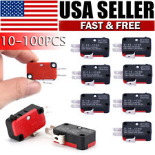 10-100PCS V-15-1C25 Micro Limit Switch SPDT Momentary Snap Button AC 250V 15A picture