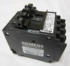 Siemens 40 Amp Double-Pole/30 Amp Double-Pole Circuit Breaker Quad Q24030CT2 picture