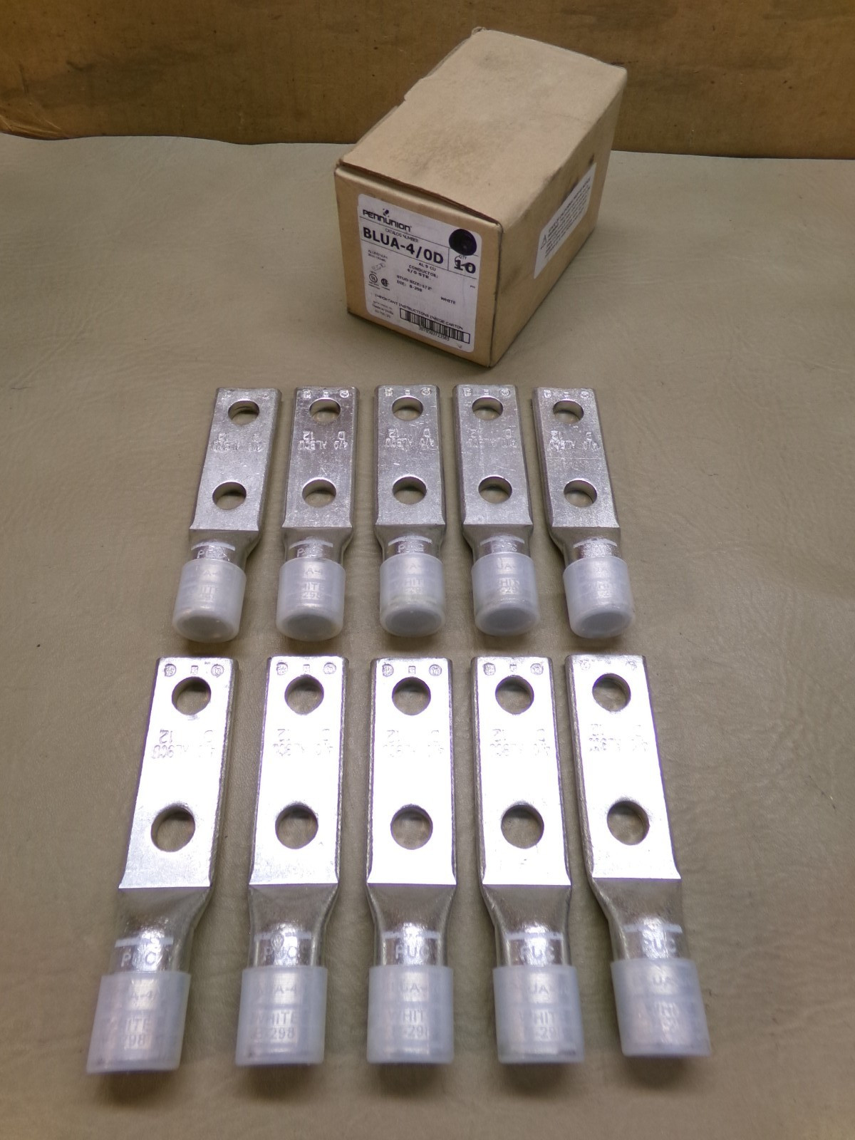NEW box of 10 Penn Union BLUA-4/0D 4/0 STR 1/2\ NEW box of 10 Penn Union BLUA-4/0D 4/0 STR 1/2\