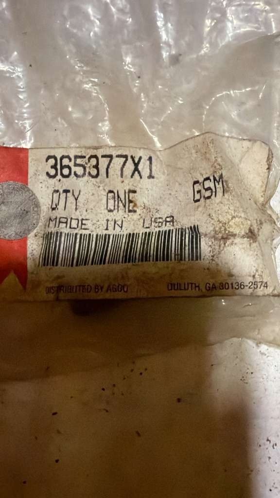 Genuine AGCO new old stock OEM hardware part still sealed in original packaging.