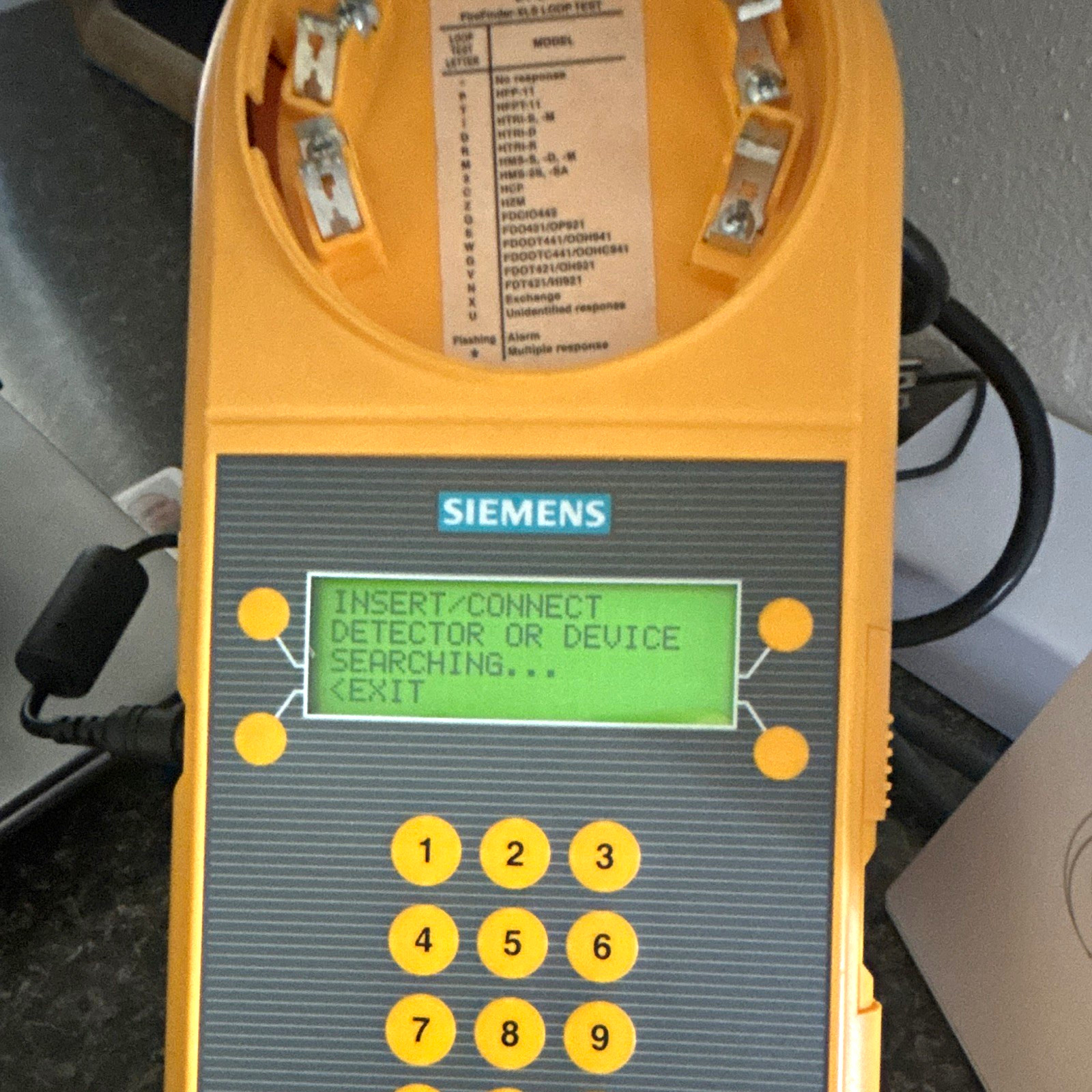 Siemens DPU Fire Alarm Device Programming Unit Tester 500-033260