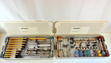 Pair of Stryker Howmedica Osteonics Advantage Hip Instrument Sets w/ Cases Ortho picture