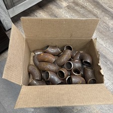 Butt Weld Carbon Steel Qty25, 1-1/4”Schedule 40 Short Radius 90° Elbows picture