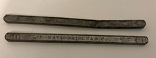 TWO Vintage Lead Bars National Lead Co & Eagle Picher Lead Co - 47oz -Ships Fast picture