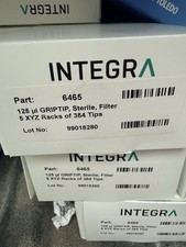 Integra 6465 (2 Pack) 125uL Sterl, Filt 5 XYZ Rack of 384 Tips picture
