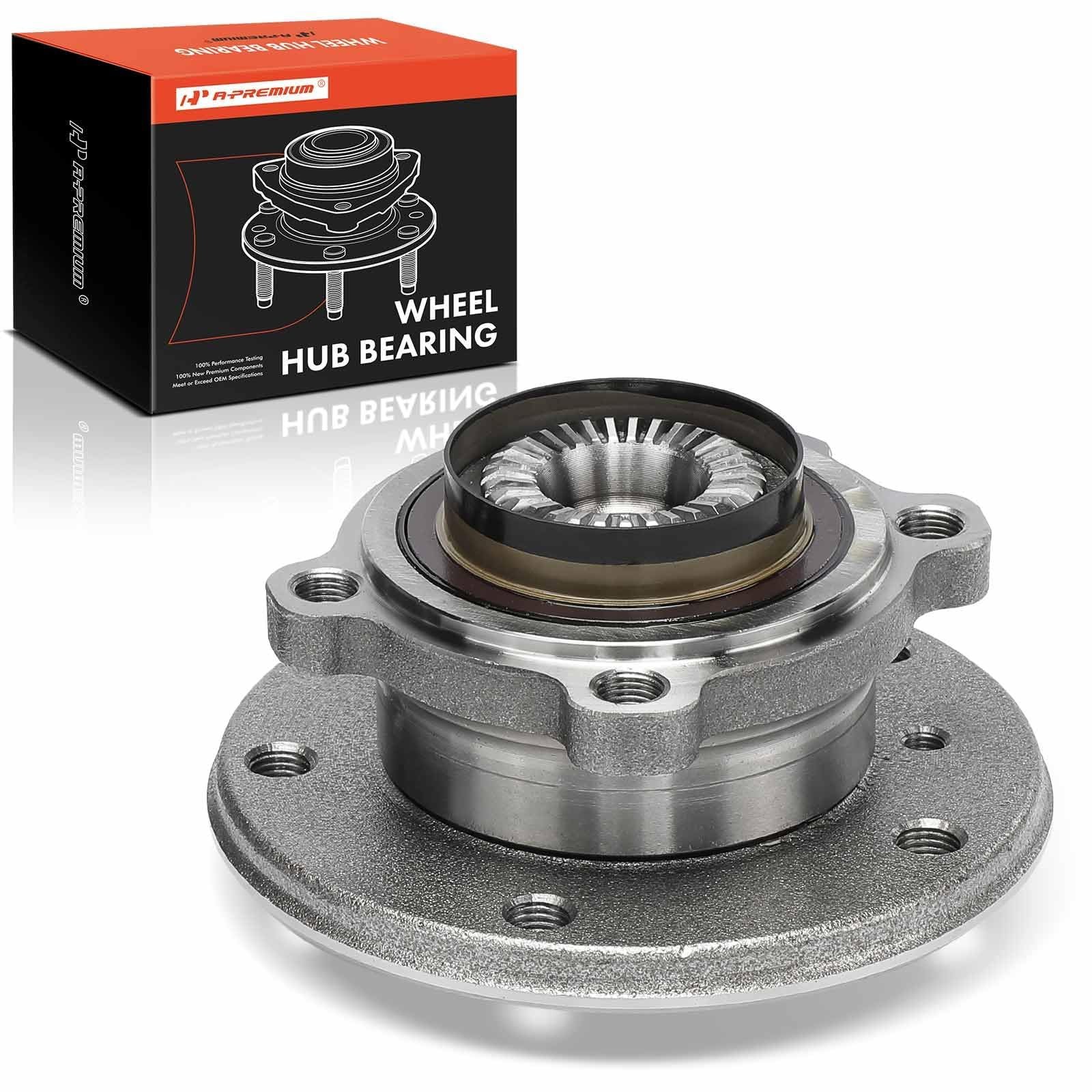 Front Wheel Bearing and Hub Assembly Compatible with BMW