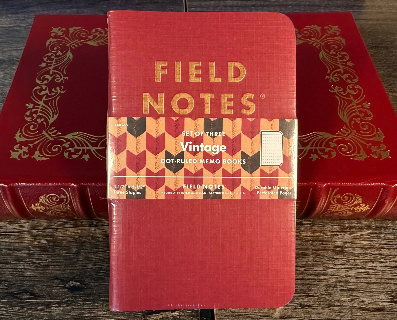 Field Notes Vintage Edition 3-Pack | Kraft Pocket Memo Books | Sealed | USA Field Notes Vintage Edition 3-Pack | Kraft Pocket Memo Books | Sealed | USA