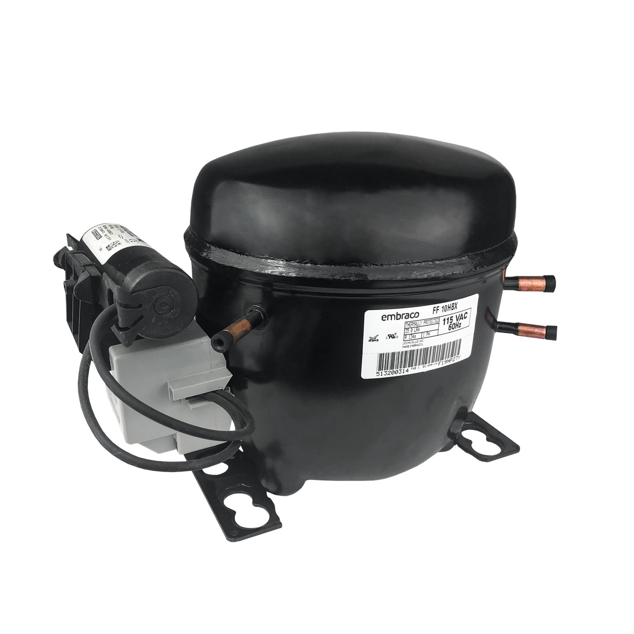 FF10HBX embraco Refrigeration Compressor, R134a FF10HBX embraco Refrigeration Compressor, R134a