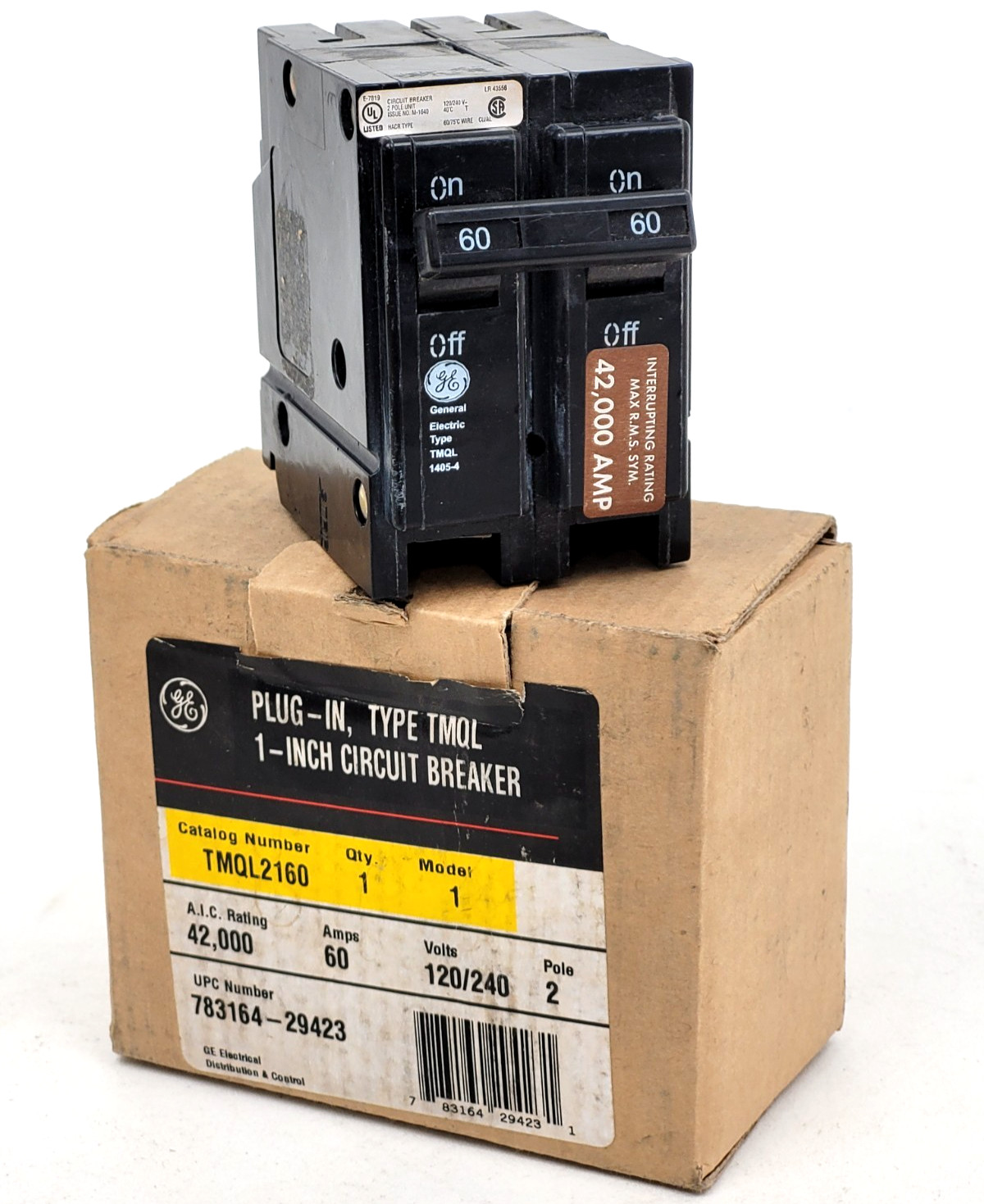 TMQL2160 GE 60 Amp 240 Volt 42kA Circuit Breaker - Next Day Option - New